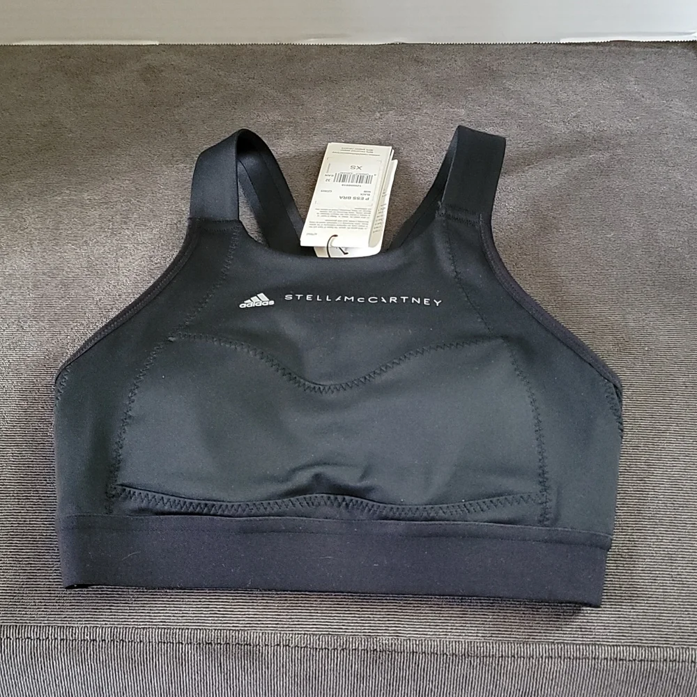 Adidas by Stella McCartney women's size XS black sports bra - Picture 1 of 15